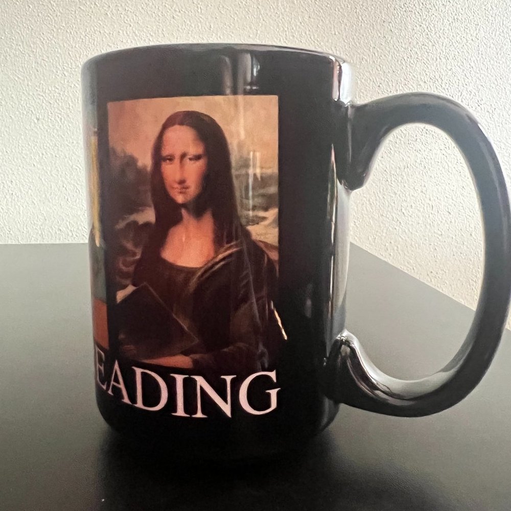 Master the Art of Reading ~  Book & Art Lover Mug ~  Fine Art ~ Avid Reader